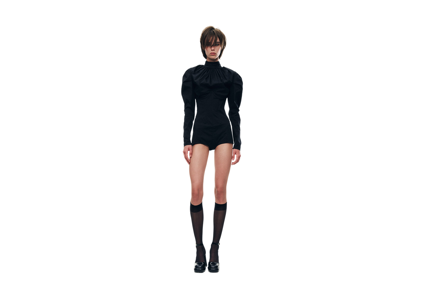Slimming bodysuit in black